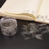 BaiJ Paper Clips, Silver, Pack of 400 Metal File Clips,