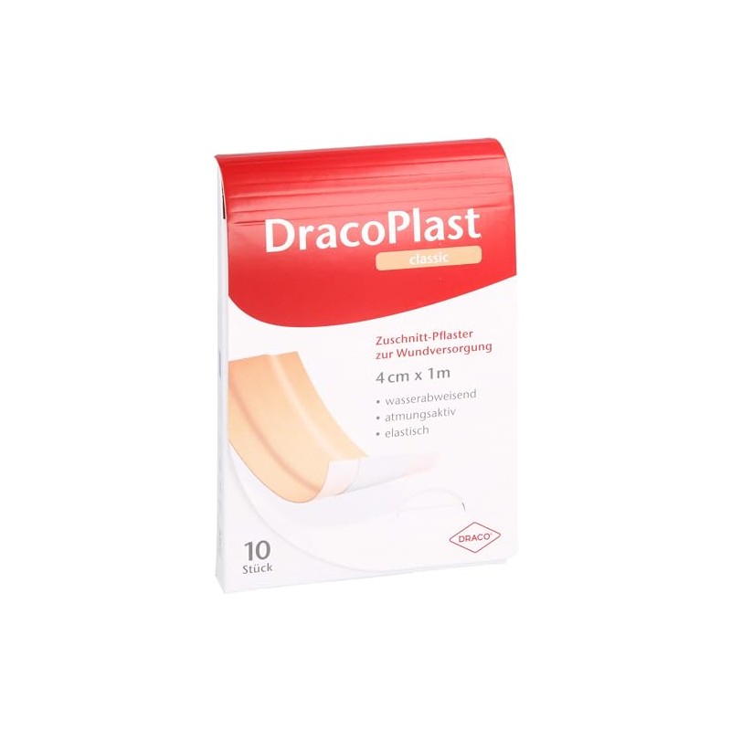 DracoPlast Classic Plaster 1 m x 4 cm Pack of