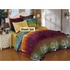 Swanson Beddings Rainbow Tree 100% Polyester Sheet Set : Fitted