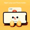 Milk Box Night Lamp Rechargeable LED Night Light Timing Bedside