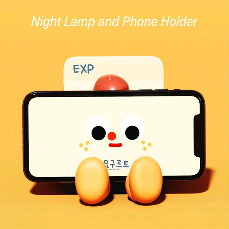 Milk Box Night Lamp Rechargeable LED Night Light Timing Bedside