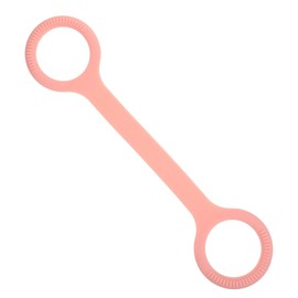 Parliky Figure Resistance Band for Women Durable Elastic Exercise Bands for Arm and Back Training Lightweight and Portable with Handles for Yoga and Pink