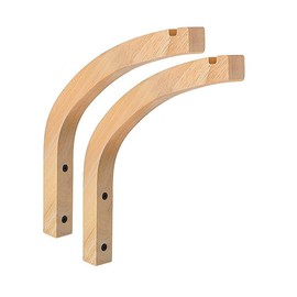 Wooden Hanging Plant Brackets, 2Pcs Wooden Plant Bracket Hooks, Wall Mounted Wood Plant Bracket