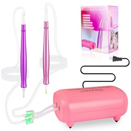 Electric Diamond Art Painting Pen with Adjustable Suction, Epainter Vacuum Pens for Diamond Painting Art Accessories Without Wax - Dual Pens Simultaneous Operation, Quiet and Long-Lasting