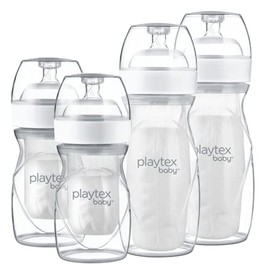 Playtex Set Drop Ins con 2 Biberones 4 Oz, 2 Biberones 8/10 Oz