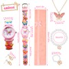 WUIOWPPIC Children's Watches for Girls from 3-10 Years, Quartz Movement,