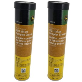 (New) Compatible with John Deere Multi-Purpose HD Lithium Complex Grease (Set of 2) - TY24416 fits Other Models in Description