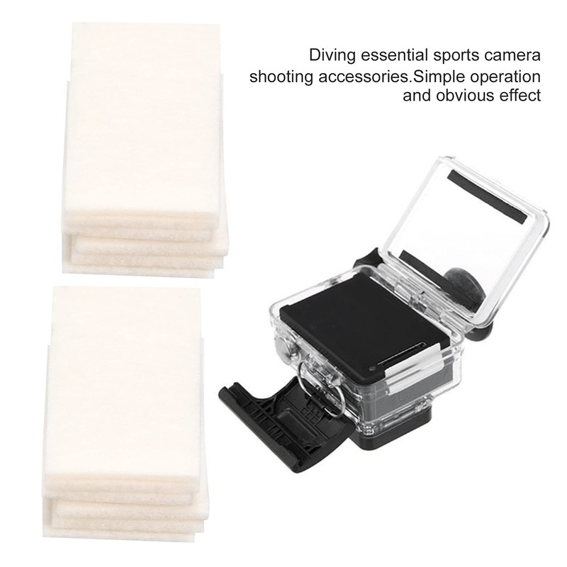 Camera Defogger Strips, 12-Piece Anti-Fog Inserts, Absorbing Strips, Moisture Removing
