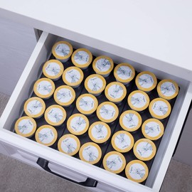 Coffee Pod Storage Organizer for Kitchen Drawer,Holders 40 K CUP, Premium Plastic Tray With Non-slip mat