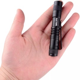 HATORI LED Mini Flashlight, Bright Small Handheld Pocket Flashlights Tactical High Lume