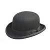 Hard Top Wool Bowler Hat - Satin Lined - Sizes