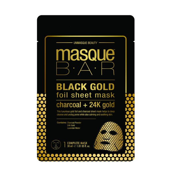 Masque Bar Black Gold Foil Sheet Mask