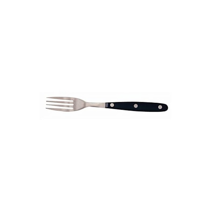 Stalwart C135 Steak Fork, Black Handle (Pack of 12)