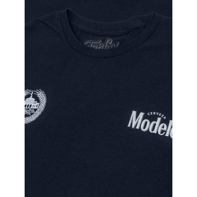 Tee Luv Men's Cerveza Modelo The Fighting Spirit Double Sided
