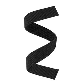 JIAMEER Hook and Loop Nylon Watch Band for Fenix 7S/Fenix 6S/ Fenix 5S/Instinct 2S,20mm Quick Dry Ultralight Sport Replacement Watch Strap for Garmin Epix Pro 42,Descent Mk2S (Black)