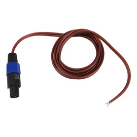 CosyCaya Speakon Loudspeaker Cable, Blank Cable, Open End Amplifier Cable, Audio Cable, Speakon Speaker for DJ/PA