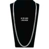 Cadena para Hombre de Plata Cubana de 60cm x 5mm