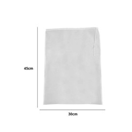 2 x Food Filter Bags, 75 Micron Brewing Filter Bags Reusable Nylon Fine Mesh Food Strainer Bags for Almond Milk, Coffee, Home Brewing, Hops, Juice