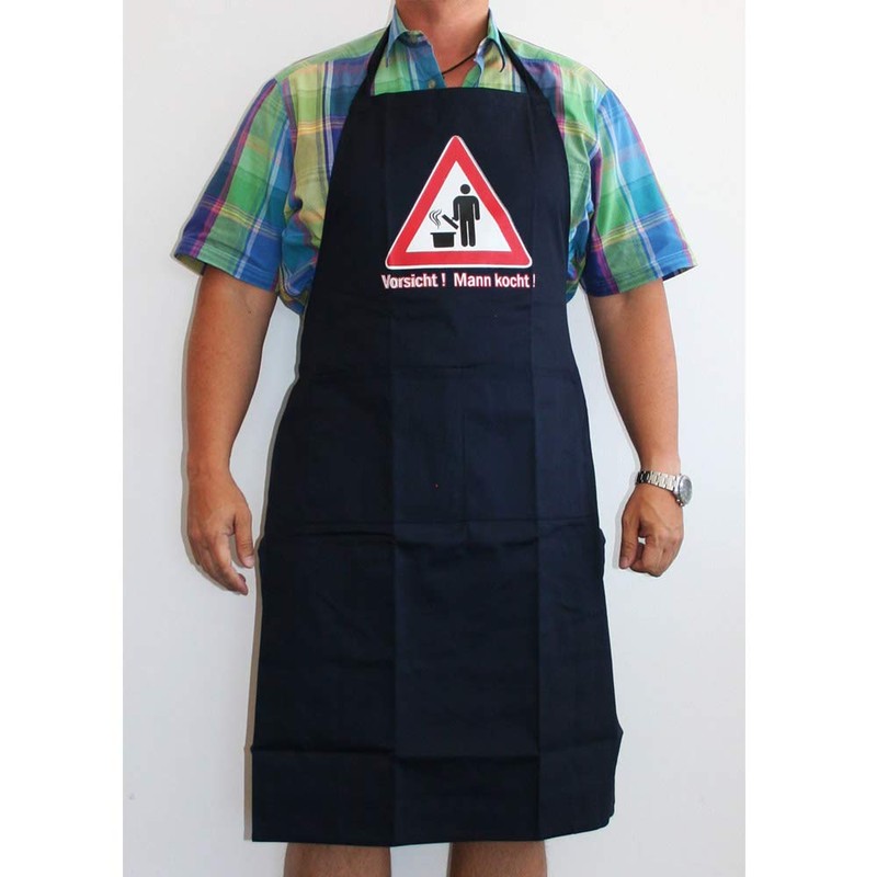 teprovo Men's BBQ Apron Cooking Apron Bib Apron Man Cooking