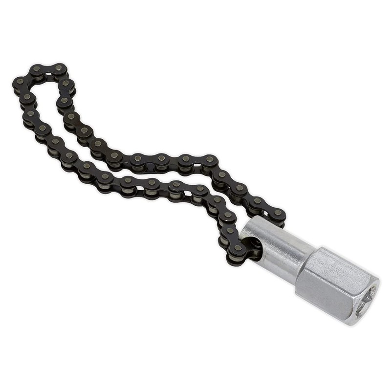 Sealey Ak641 Oil Filter Chain Wrench 135Mm Capacity 1/2Sq Drive