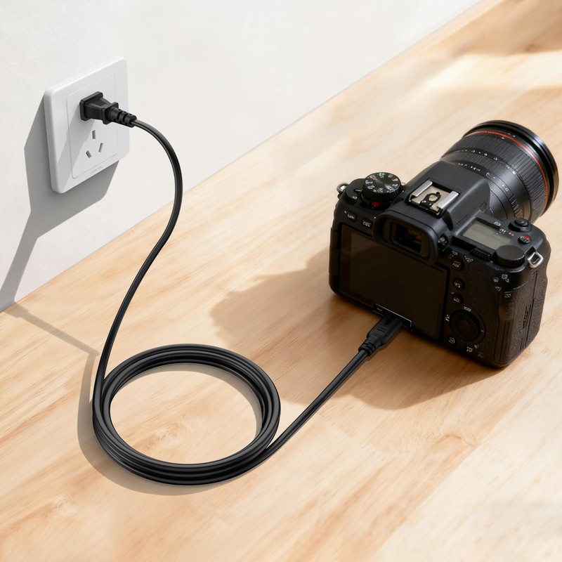 2 Prong AC Power Cord Compatible with JBL PartyBox 100
