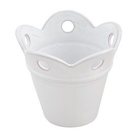 Mud Pie Happy Scallop Pot, Small; 4.5' X 4"
