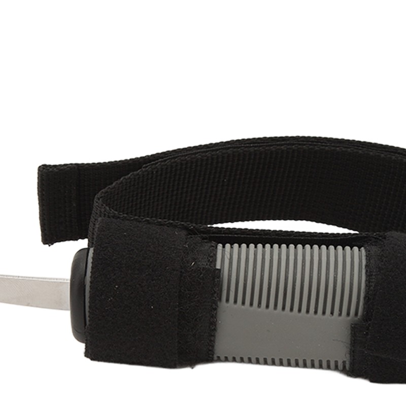 Strap Adaptive Scoop Stainless Steel Wavy Shape Handle Cuff Eating