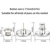 6PCS Perfect Fit Instant Button, Instant Buttons, Jean Replacement Buttons