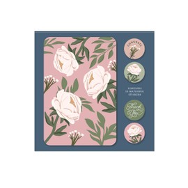 Bella Paper Botanical Blessings Assorted Note Card Set - Pack of 12-3.5" x 5.25" Printed Textured Art Paper, 3 floral Designs, Cards with Bible verses inside, Matching Stickers and Envelopes