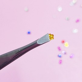 Stainless Steel Tweezer Set of 2 Eyebrow Grooming 4ea