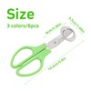 Dokeno Quail Egg Scissors 6 Pieces, Stainless Steel Quail Egg