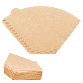 GoldTone #2 Cone Paper Coffee Filters (100 count) | Unbleached #2 Paper Coffee Filters 4-8 Cup + Coffee Maker Descaler (2 USES) + Scoop