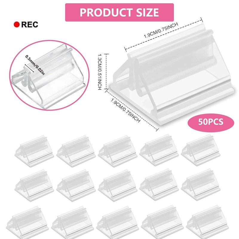 ZPSCXQ 50 Pcs Photo Holders for Tables, Menu Holders, Menu