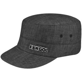 Kangol Men's Denim Army Cap, Black, L/XL