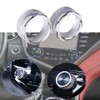 Riloer AC Knob Cover, 2 pcs Car Air Conditioning Switch