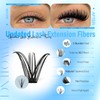 Pawotence Lash Clusters Kit 40D 60D Lash Extension Kit 10-18mm