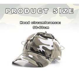 JJiaoLinin Men Women Camouflage Baseball Cap,Boys Camouflage Baseball Caps Camo Casual Camo Baseball Cap Mens Boys Army Camouflage Baseball Cap for Outdoor Camping Fishing Hip Hop Sports (Grey)