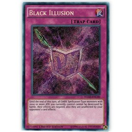 YU-GI-OH! - Black Illusion (YGLD-ENC00) - Yugi's Legendary Decks - Limited Edition - Secret Rare