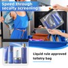 WUSJCOF Toiletry Bag, Waterproof Travel Toiletry Bag, Leakproof Clear Toiletry