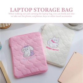 STOBOK Tablet Bag Laptop Storage Bag Tablet Sleeve Laptop Cases Laptop Inner Bag Neoprene Storage Bag Tablet Carry case Student Laptop Travel Laptop Bag Fabric Office Tote Bag Quilting