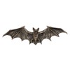 Steampunk Flying Bat Wall Plaque 13.75" L Cold Cast Bronze