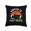Drag Boat Racing Speedboat Racer Race Boating Motorboat Lake Throw