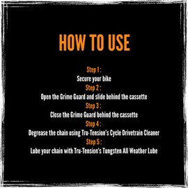 Tru-Tension | Bicycle Grime Guard | Protect Brakes & Wheels During Cleaning | Bicycle Tools & Accessories (Suitable for Bicycles Only)