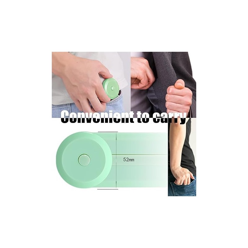 Retractable Tape Measure,60-Inch 1.5 Meter Dual Sided Flexible Tape Measure,