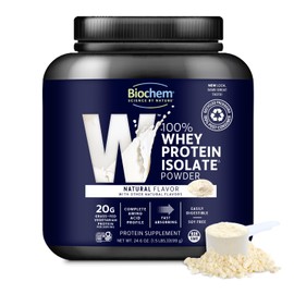 Biochem, Whey Protein Powder, 20g of Protein to Support Muscles and Intense Workouts, Natural, 24.6 oz