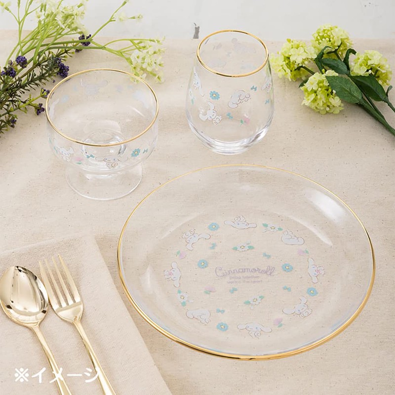 Sanrio 080438 Tuxedo Thumb Glass Plate