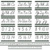 15 Pieces Cursive Alphabet Line Bulletin Board Set ABC Alphabet