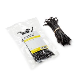 25 Premium Vanilla Beans Grade B - Whole Non GMO Vanilla beans, ideal for extract and baking, 5-7" inches