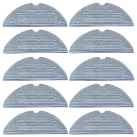 LOVECO Pack of 10 Wipes for Roborock S7 S7+ T7 T7 Plus S8 Wipes Mop (Microfibre Mop Cloth Replacement)