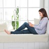 VanderHOME Non-Slip Bay Window Seat Cushion, Plush Window Seat Cushion,